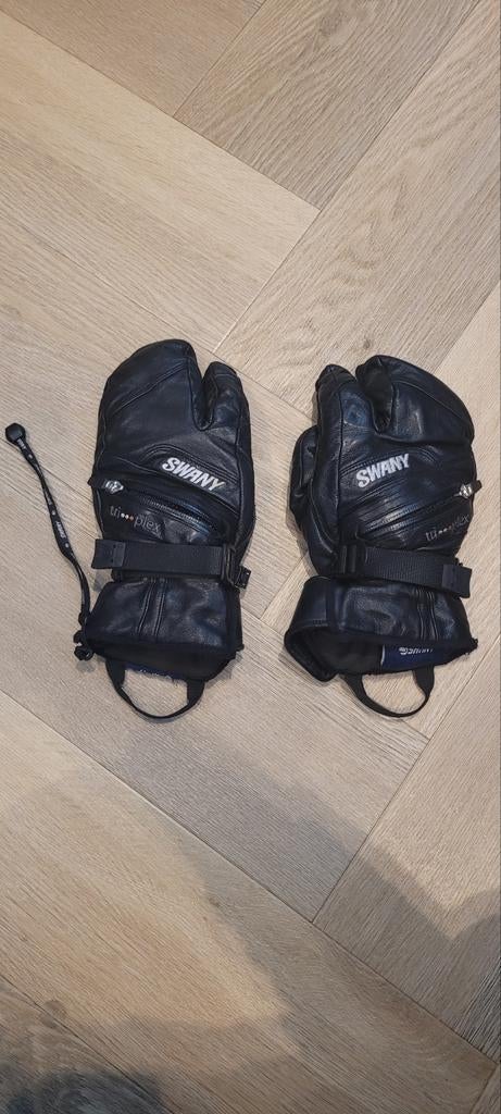 Swany Snowboard Handschoenen Crab Claw - Maat 8.5. Echt leer, Ophalen of Verzenden, Zo goed als nieuw, Kleding