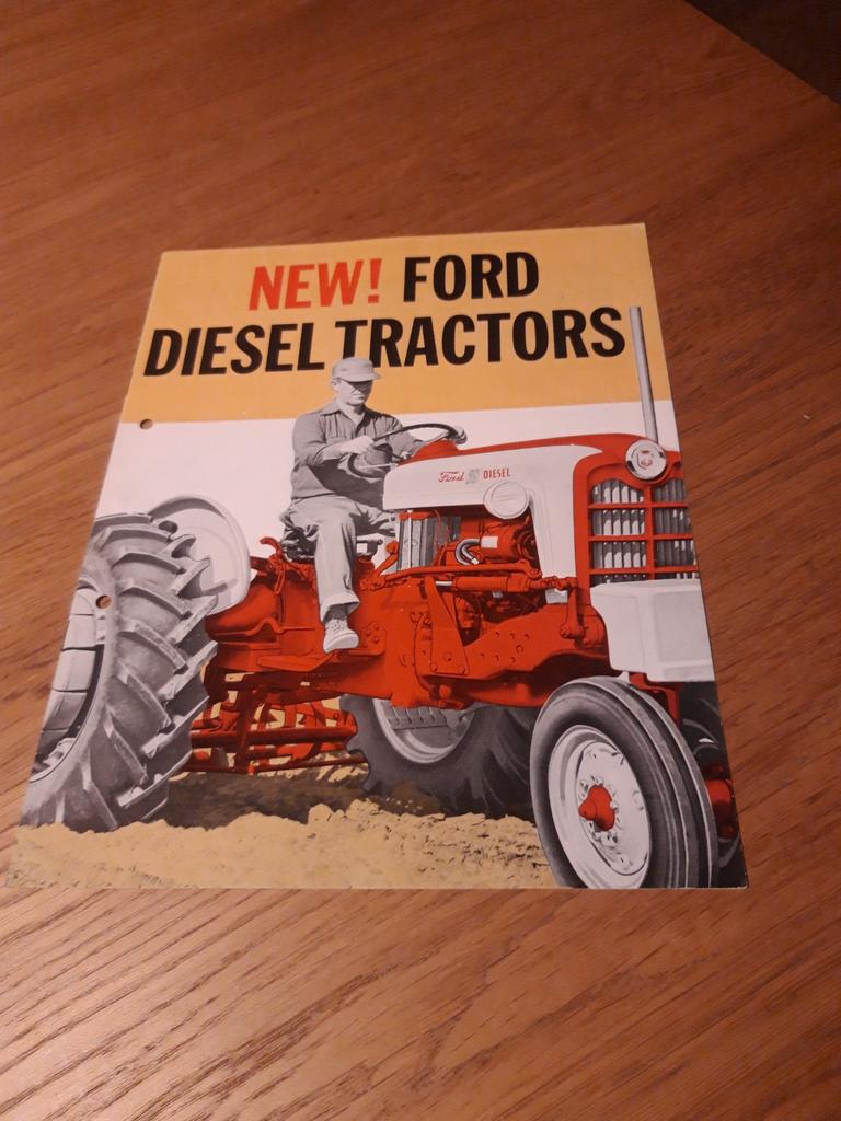 Amerikaans Ford diesel tractor folder, Ophalen of Verzenden
