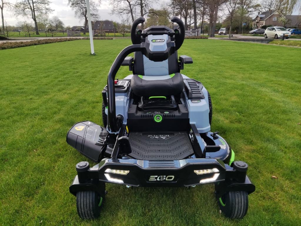 Nieuwe EGO 56V Lithium-Ion (accu) ZITMAAIER (ZT4201E-S(tuur), Ophalen of Verzenden, Nieuw, Mulchfunctie, 90 tot 120 cm