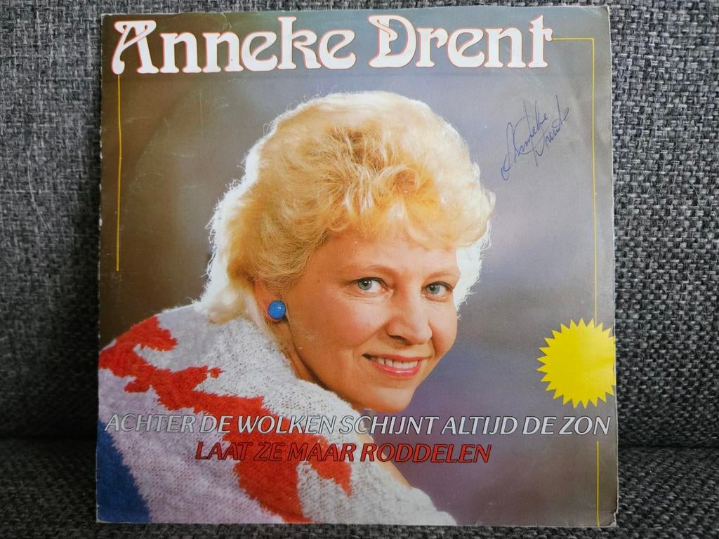 Anneke Drent - Achter de Wolken Schijnt Altijd de Zon, Verzenden, Zo goed als nieuw, Overige formaten, Levenslied of Smartlap