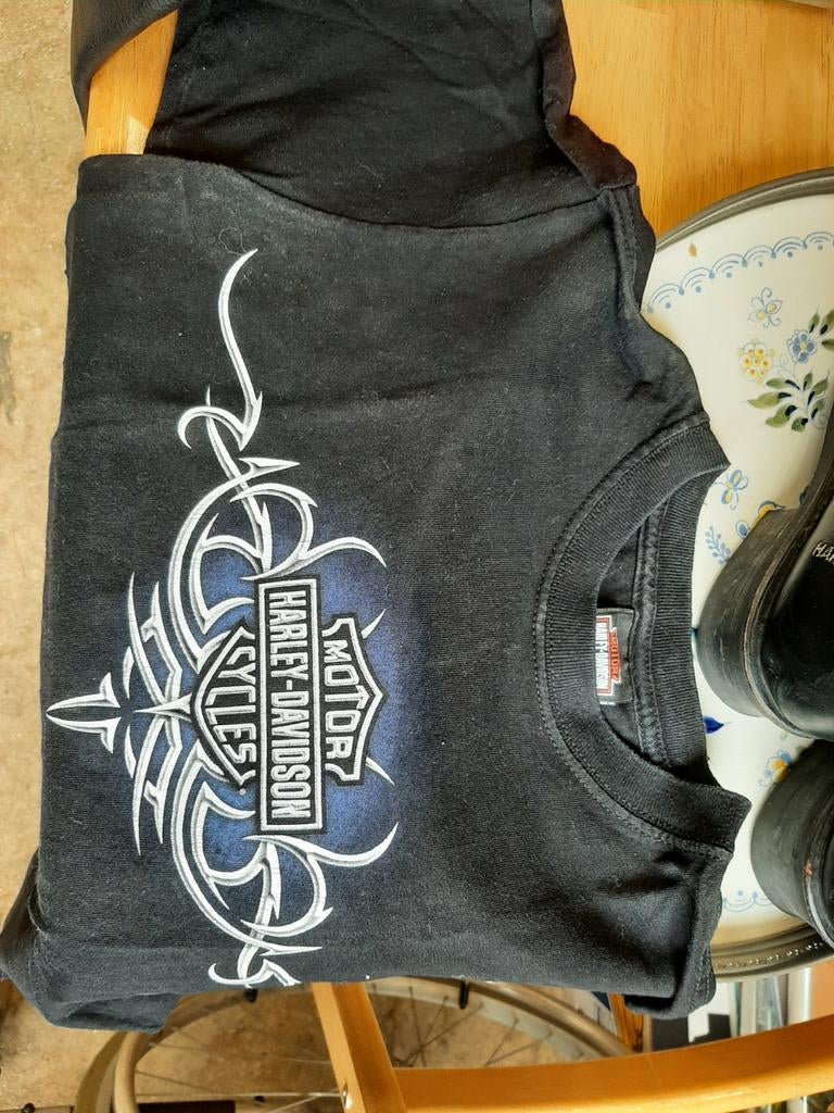 Harley Davidson Leren Laarzen Dames Maat 40, Hoge laarzen, Harley Davidson, Zwart, Ophalen of Verzenden