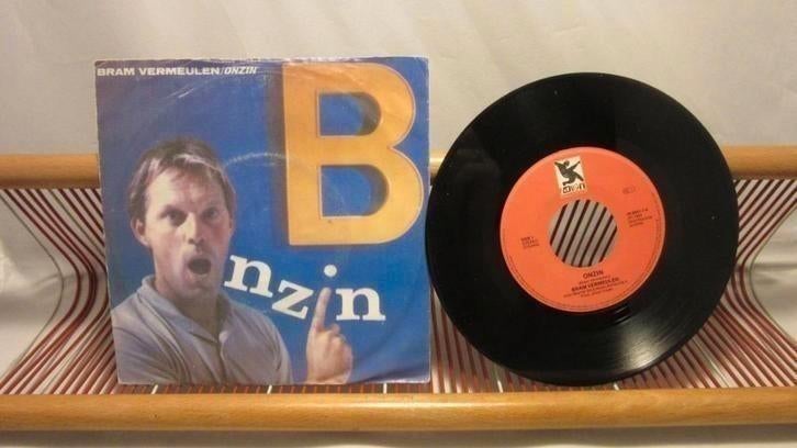 Bram Vermeulen,	Onzin (single 7"), Ophalen of Verzenden, 7 inch, Pop, Single