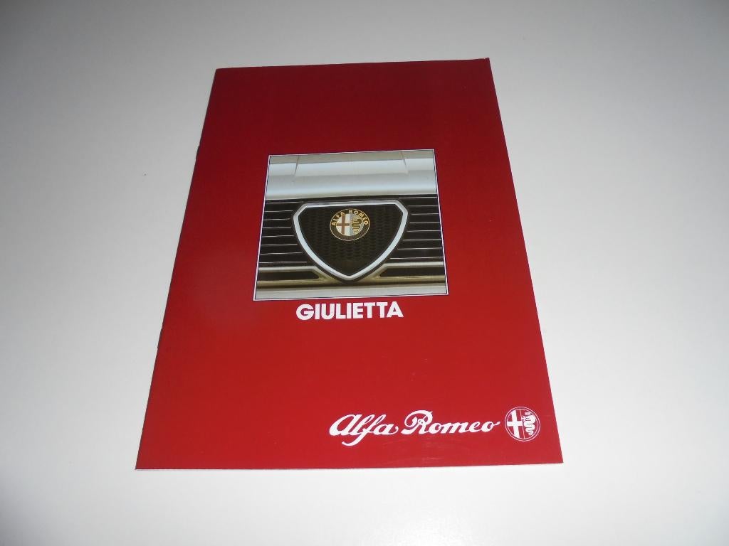 brochure Alfa Giulietta  1985, Ophalen of Verzenden, Nieuw, Alfa Romeo