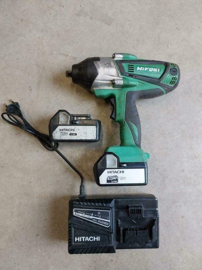 Hikoki WR18DSHL Accu Slagmoersleutel slagmoeraanzetter, Doe-het-zelf en Verbouw, Ophalen, ., Zo goed als nieuw, .