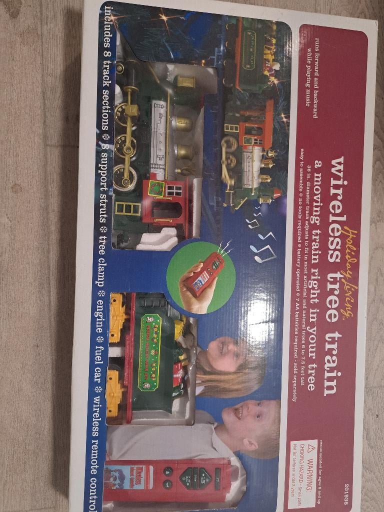 Kerst trein voor om de kerstboom heen nieuw werkend, Ophalen of Verzenden, Nieuw