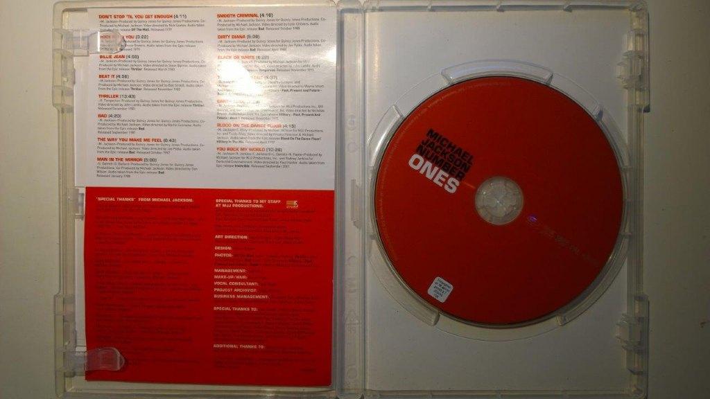 Michael Jackson - Number Ones (DVD), Cd's en Dvd's, Alle leeftijden, Ophalen of Verzenden, Zo goed als nieuw, Muziek en Concerten