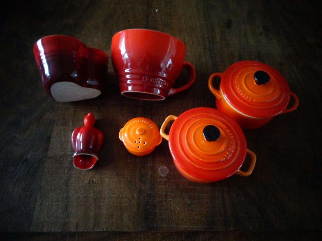 Le Creuset serviesdelen, Ophalen of Verzenden, Zo goed als nieuw