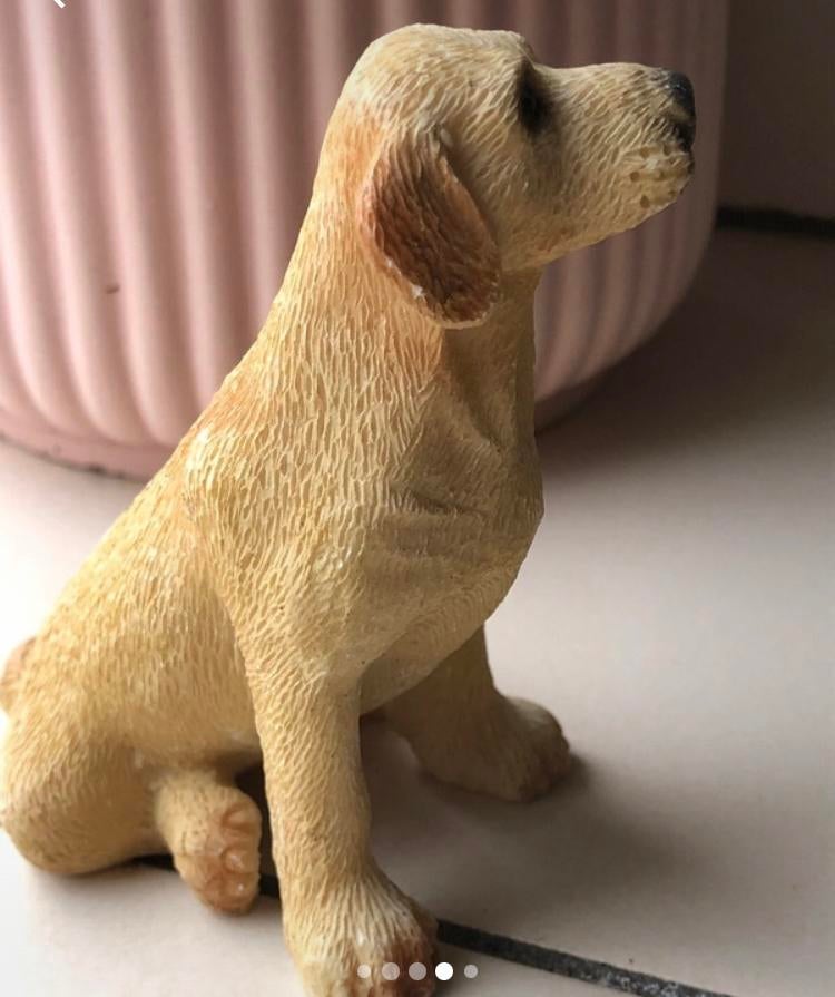 Hond Labrador Golden Retriever Beeldje Vintage, Verzamelen, Beelden en Beeldjes, Ophalen of Verzenden, Zo goed als nieuw, Dier