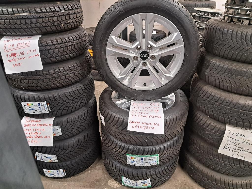 Audi Q2 all season banden set 215/55R17 origineel Audi Q2, Auto-onderdelen, Ophalen, Nexen, Banden en Velgen, 17 inch