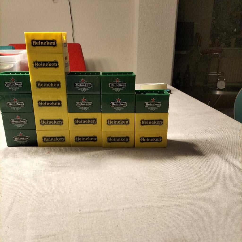 Bier Kratje Heineken Bier Openers 21 Stuks, Ophalen of Verzenden, Gebruikt, Flesopener, Heineken