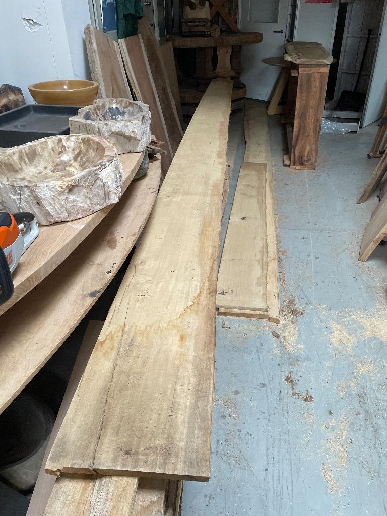 Limba planken 5 meter eik boeidelen windveren dakbeschot, Ophalen, Planken, Nieuw, Hardhout