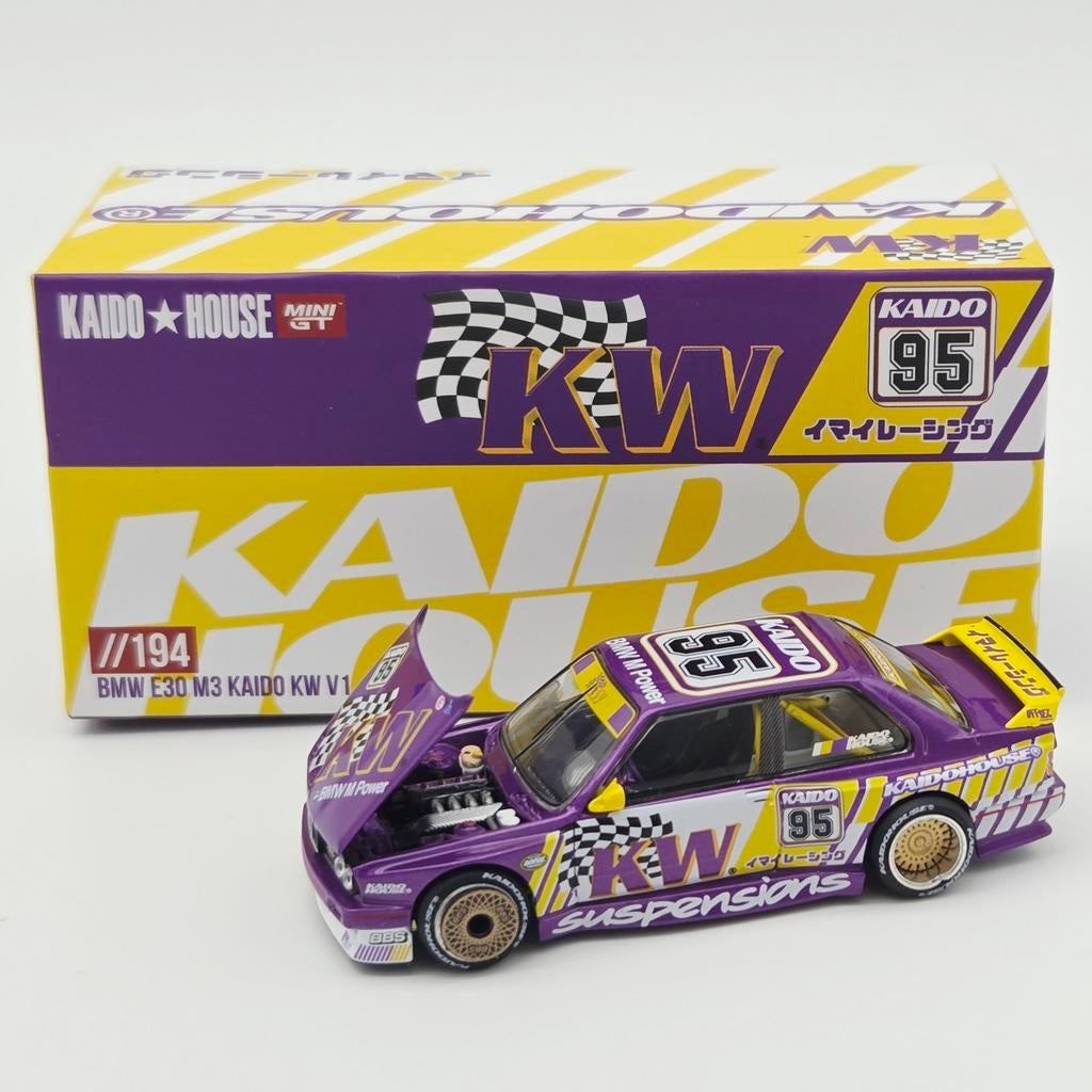 Mini GT BMW M3 (E30) Kaido KW V1 - Nieuw in verpakking, Auto, Onbekend, Nieuw, Ophalen of Verzenden