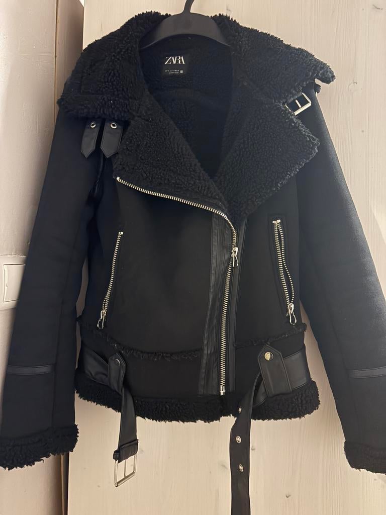 Zara jacket, Ophalen of Verzenden, Zo goed als nieuw, Maat 36 (S), Zwart