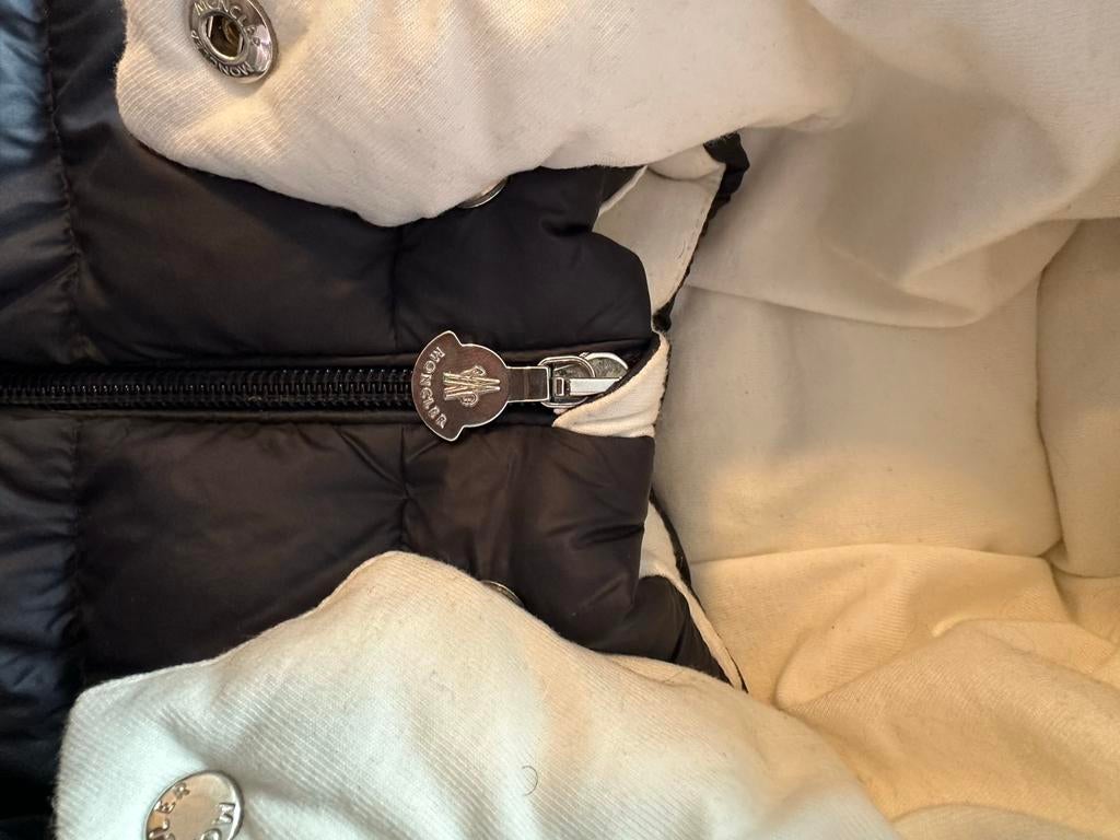 Moncler Baby Jas - Maat 62 - Navy, Ophalen of Verzenden, Zo goed als nieuw, Meisje, Jasje