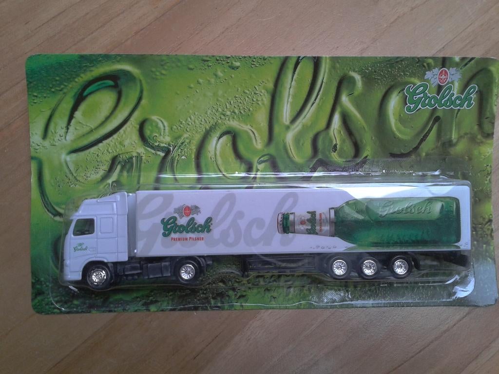 Grolsch miniatuur vrachtwagen, Ophalen of Verzenden, Nieuw, Overige typen, Grolsch