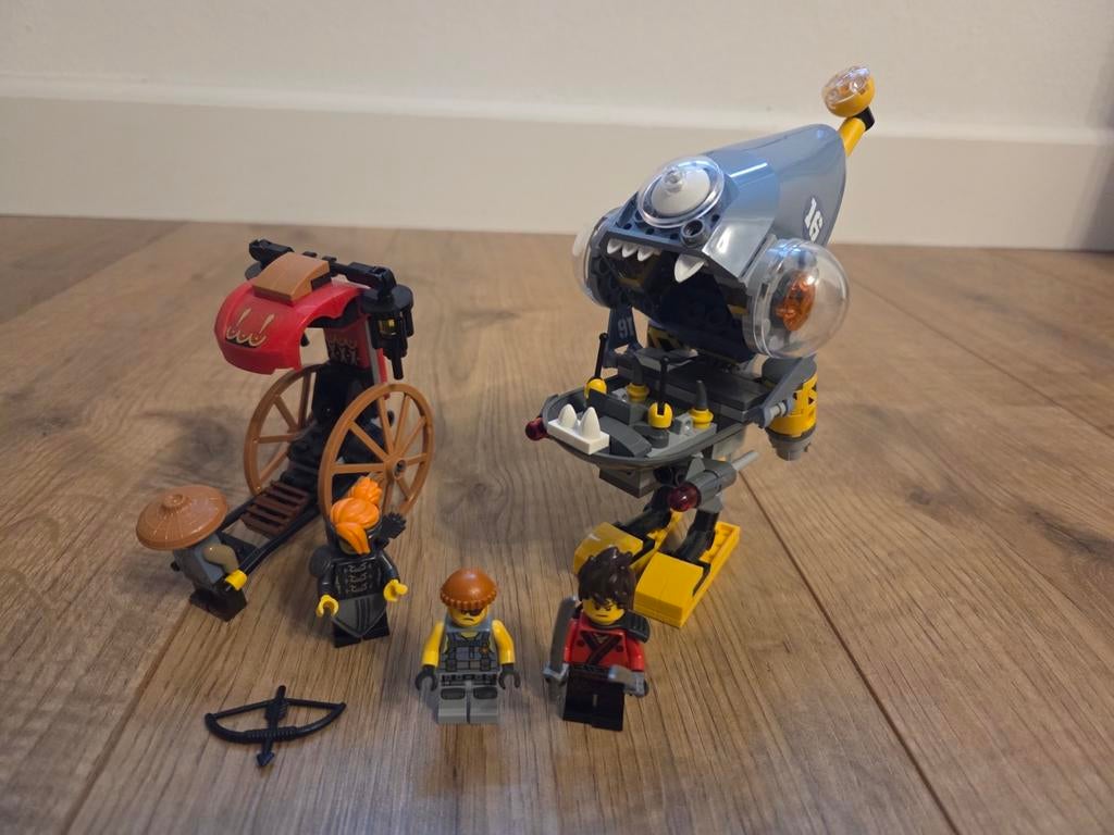 Lego Ninjago Set 70629 Piranha aanval, Ophalen of Verzenden, Zo goed als nieuw, Complete set, Lego
