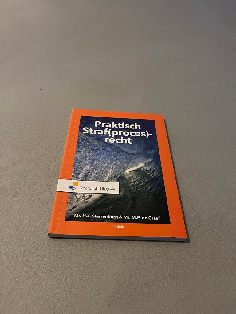 H.J. Starrenburg - Praktisch Straf(proces)recht, Sociale wetenschap, Nieuw, H.J. Starrenburg; M.P. de Graaf, Ophalen of Verzenden