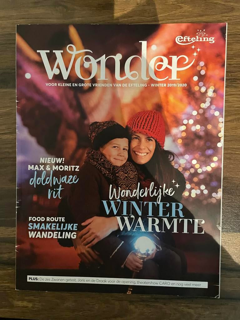 Efteling Wonder Magazine Winter 2019/2020, Verzamelen, Efteling, Ophalen of Verzenden