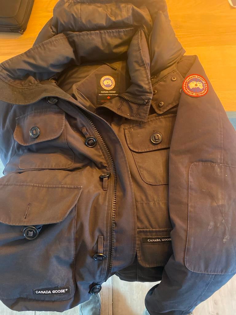 canada goose stoere zwarte jas origineel, Kleding | Heren, Jassen | Winter, Ophalen of Verzenden, Zo goed als nieuw, Zwart