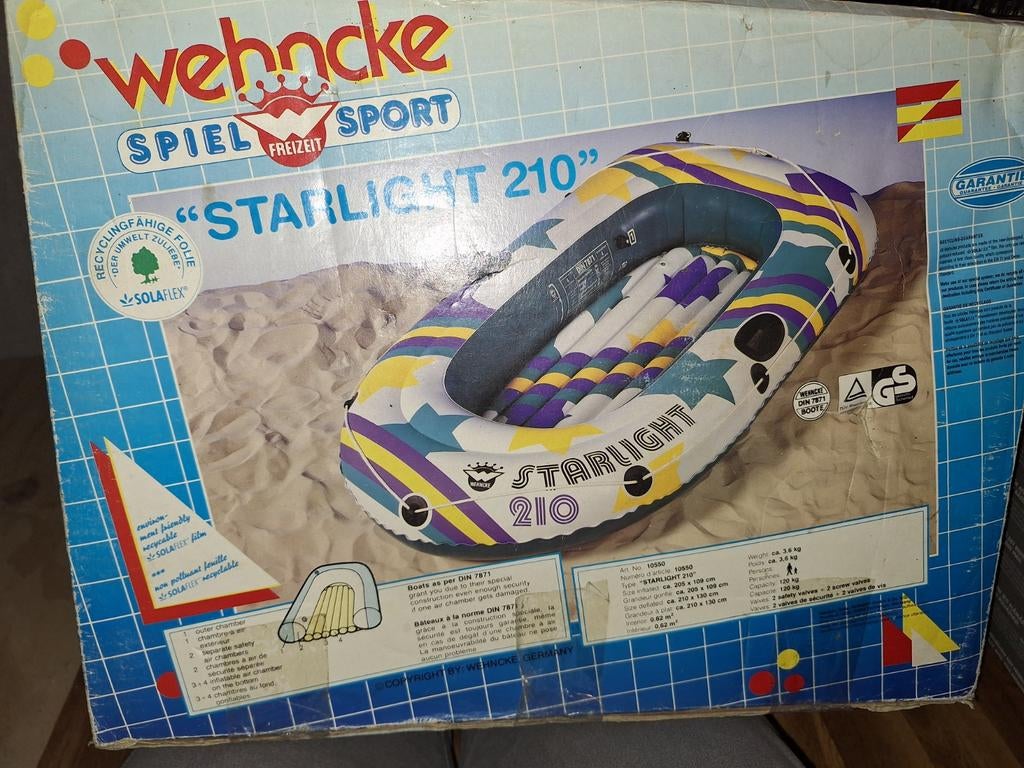 Nieuwe Wehncke Starlight 210 Opblaasboot, Ophalen, Nieuw