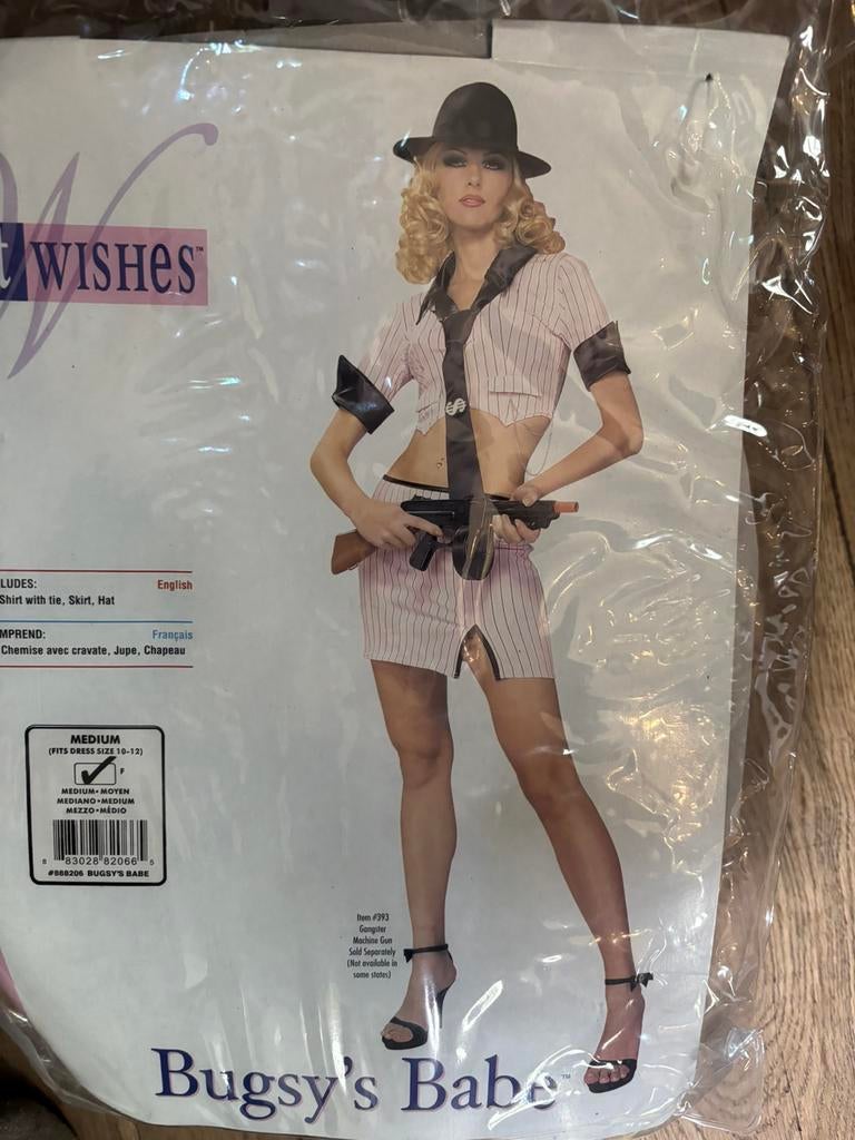 2x Nieuw verkleedpakje Bugsy’s Babe (carnaval) Size M, Kleding | Dames, Maat 38/40 (M), Carnaval, Nieuw, Ophalen of Verzenden
