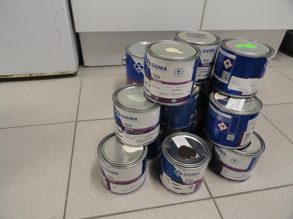 PARTIJ SIGMA S2U SATIN ZIJDEGLANSLAK, Overige kleuren, Nieuw, Ophalen of Verzenden, Lak