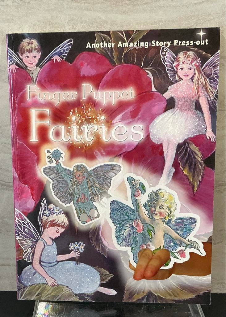 Vingerpoppetjes Feeën Druk-uit Boek, Verzenden, Zo goed als nieuw, Sprookjes