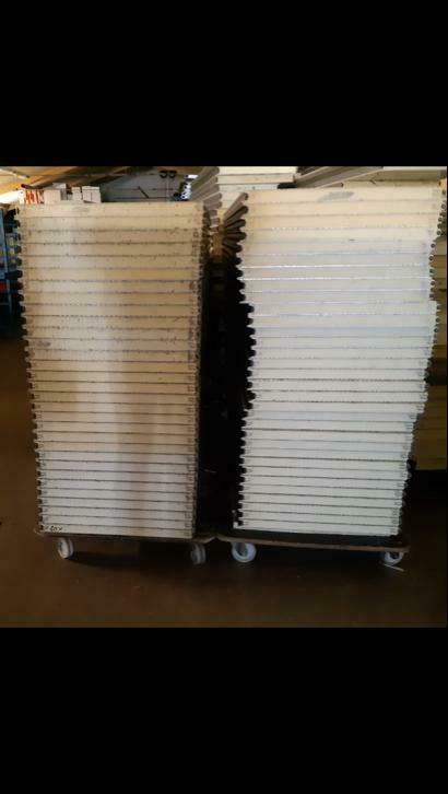 Sandwichpanelen 40 mm isolatie damwand dakplaten isoleren, Ophalen, Zo goed als nieuw, Dakisolatie