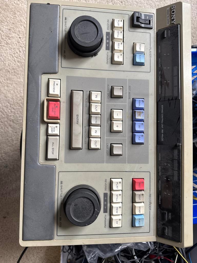 Sony RM-450CE Editing Control Unit, Audio, Tv en Foto, Professionele Audio-, Tv- en Video-apparatuur, Ophalen of Verzenden, Gebruikt