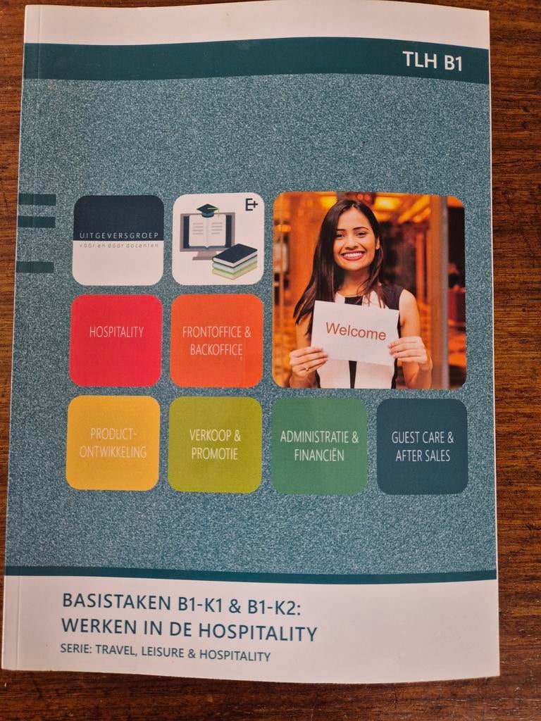 Basisvakken Hospitality THL B1 - Leerboek, Ophalen of Verzenden, Nieuw, MBO, Onbekend