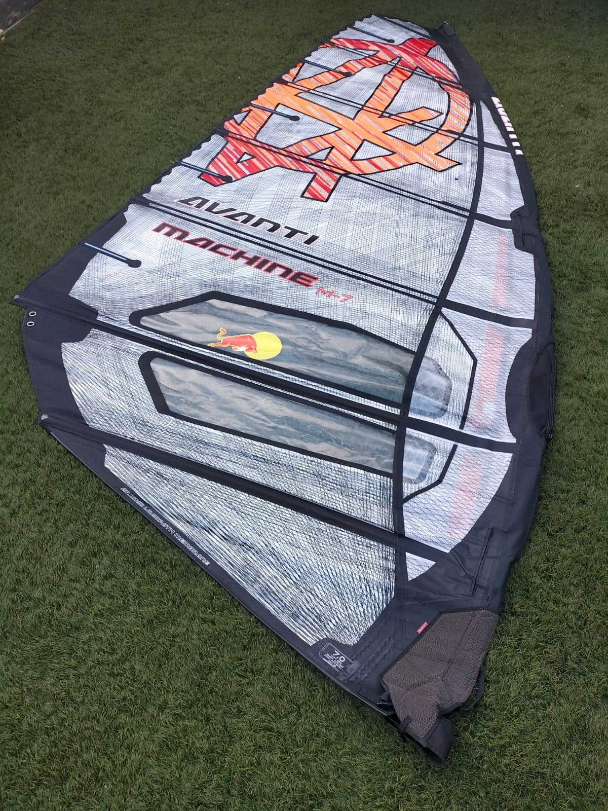 Aangeboden Avanti Sails M7 7.0, Watersport en Boten, Windsurfen, Ophalen, 6.5 m² tot 8 m², Zeil, Gebruikt