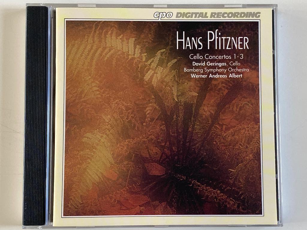 Hans Pfitzner  Cello Concertos 1-3  CPO, Ophalen of Verzenden, Barok, Zo goed als nieuw, Orkest of Ballet