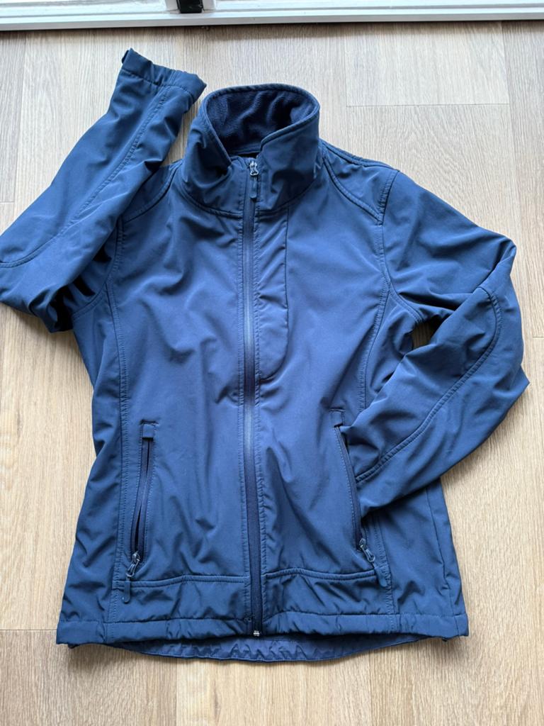 Fijn warm blauw sportjasje van John Cabot maat M, Blauw, Ophalen of Verzenden, Jasje, Maat 36 (S)
