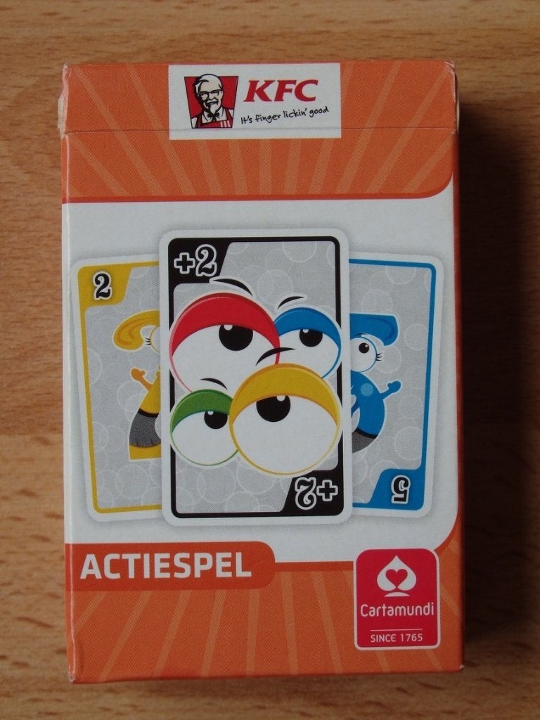 Kaartspel Actiespel van de KFC, Ophalen, Zo goed als nieuw, Cartamundi