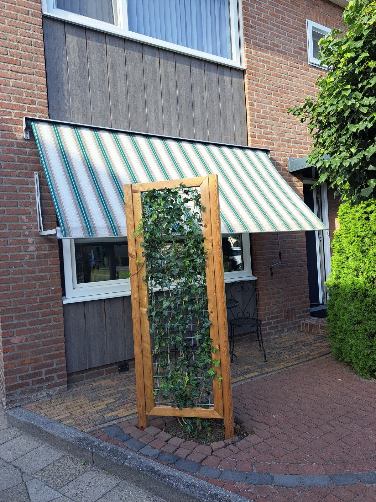 Zonnescherm,  Uitvalscherm, Zonnewering., Ophalen, Gebruikt, 250 cm tot 450 cm, Uitvalscherm