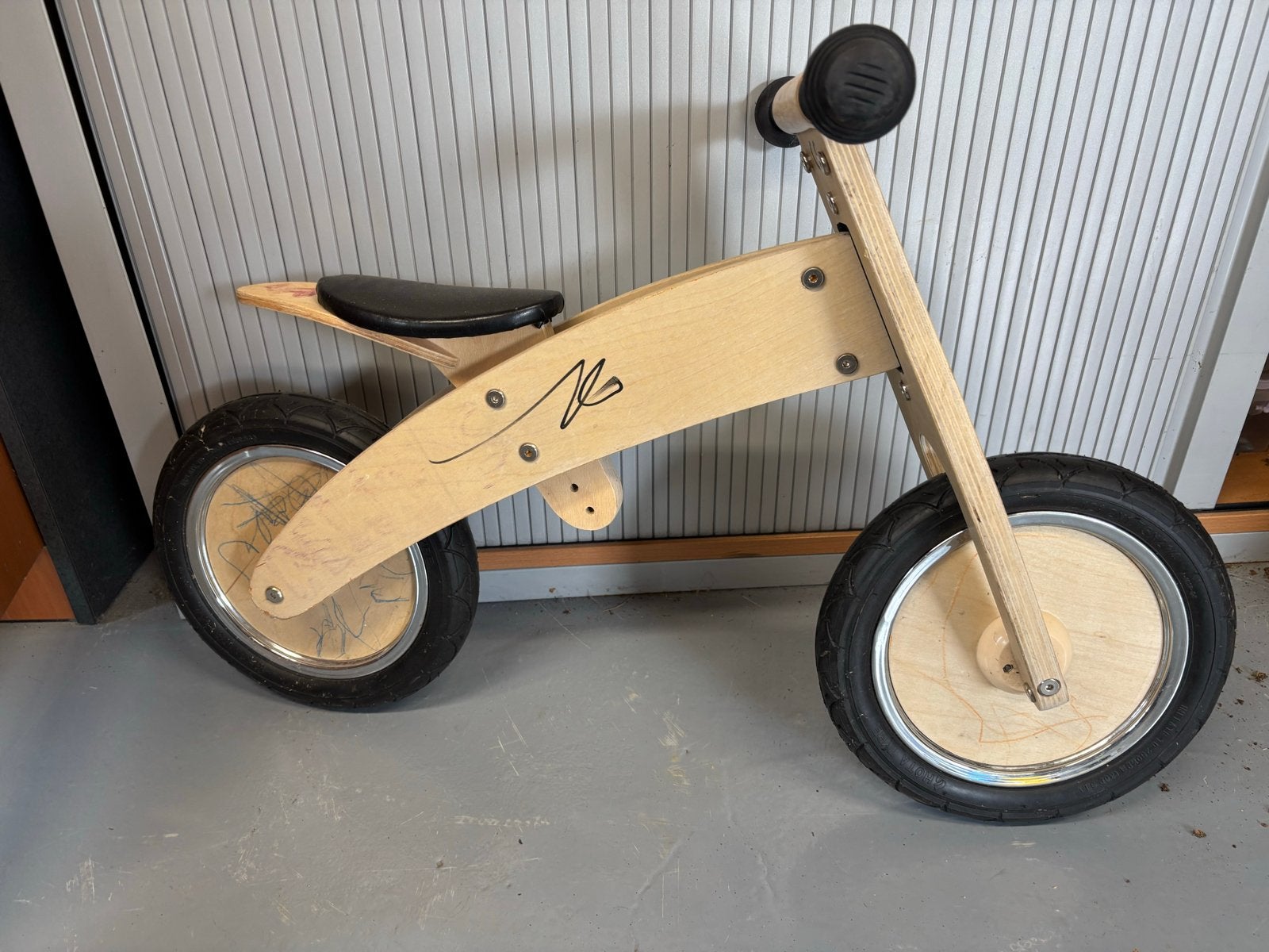 Houten loopfiets voor kinderen, Ophalen, Gebruikt, Loopfiets