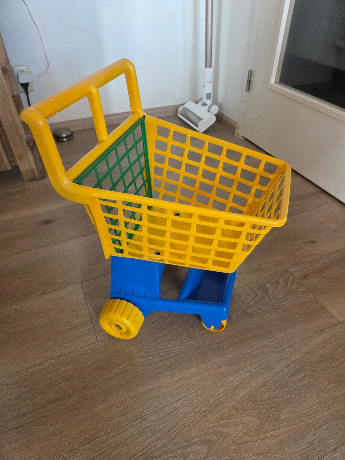 Speelgoed Winkelwagentje - Geel en Blauw, Kinderen en Baby's, Speelgoed | Overig, Ophalen