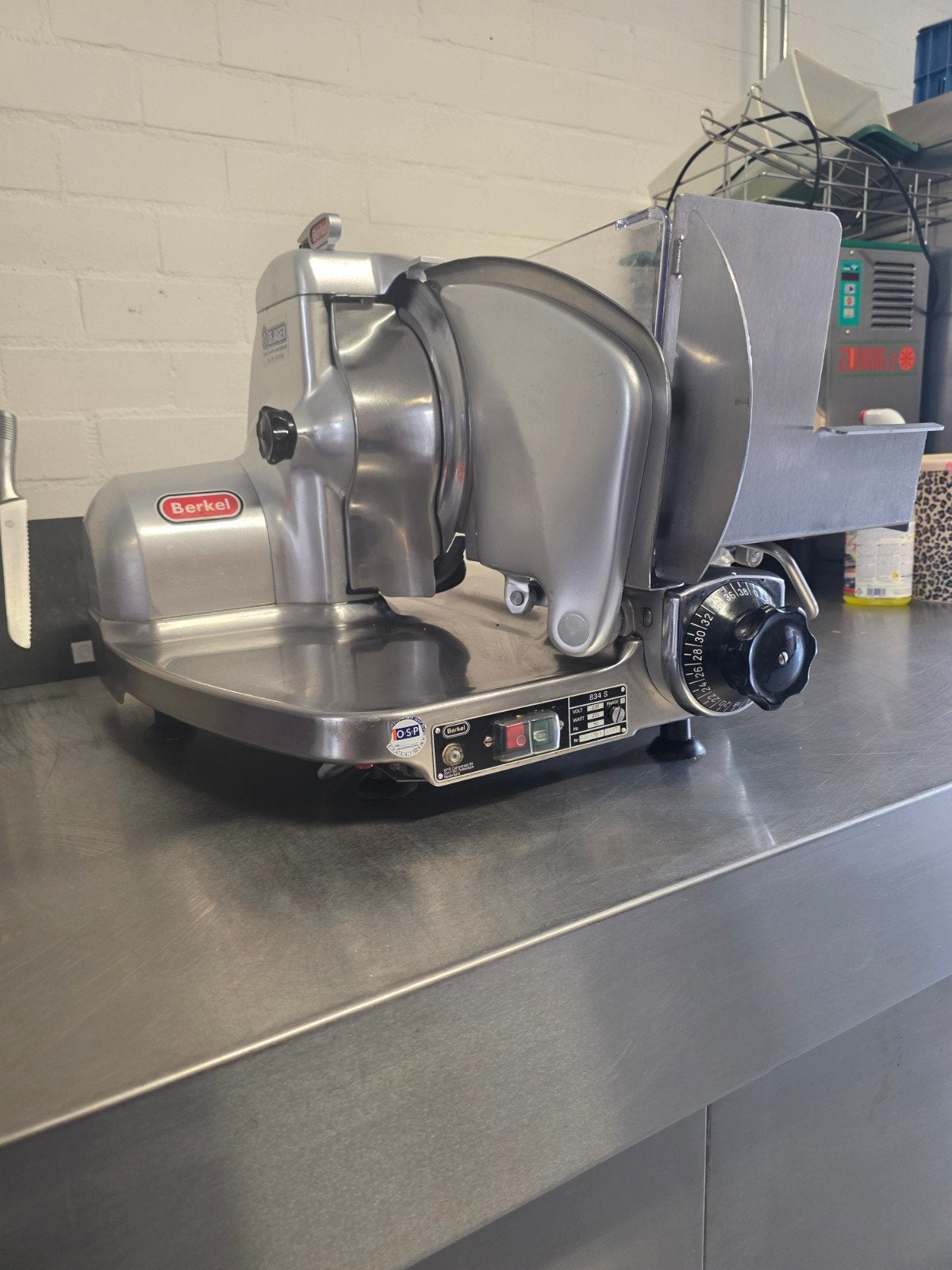 berkel snijmachine  834, Zakelijke goederen, Ophalen, Gebruikt, Bakkerij en Slagerij