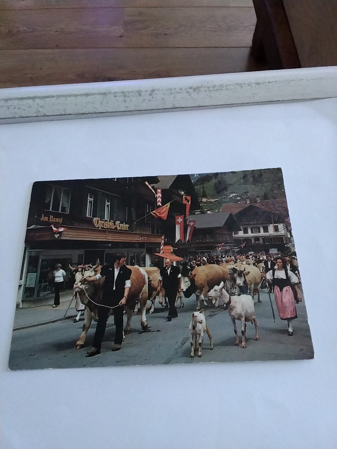 Ansichtkaart Zwitserland: Alpaufzug Lenk Berner Oberland, Ophalen of Verzenden
