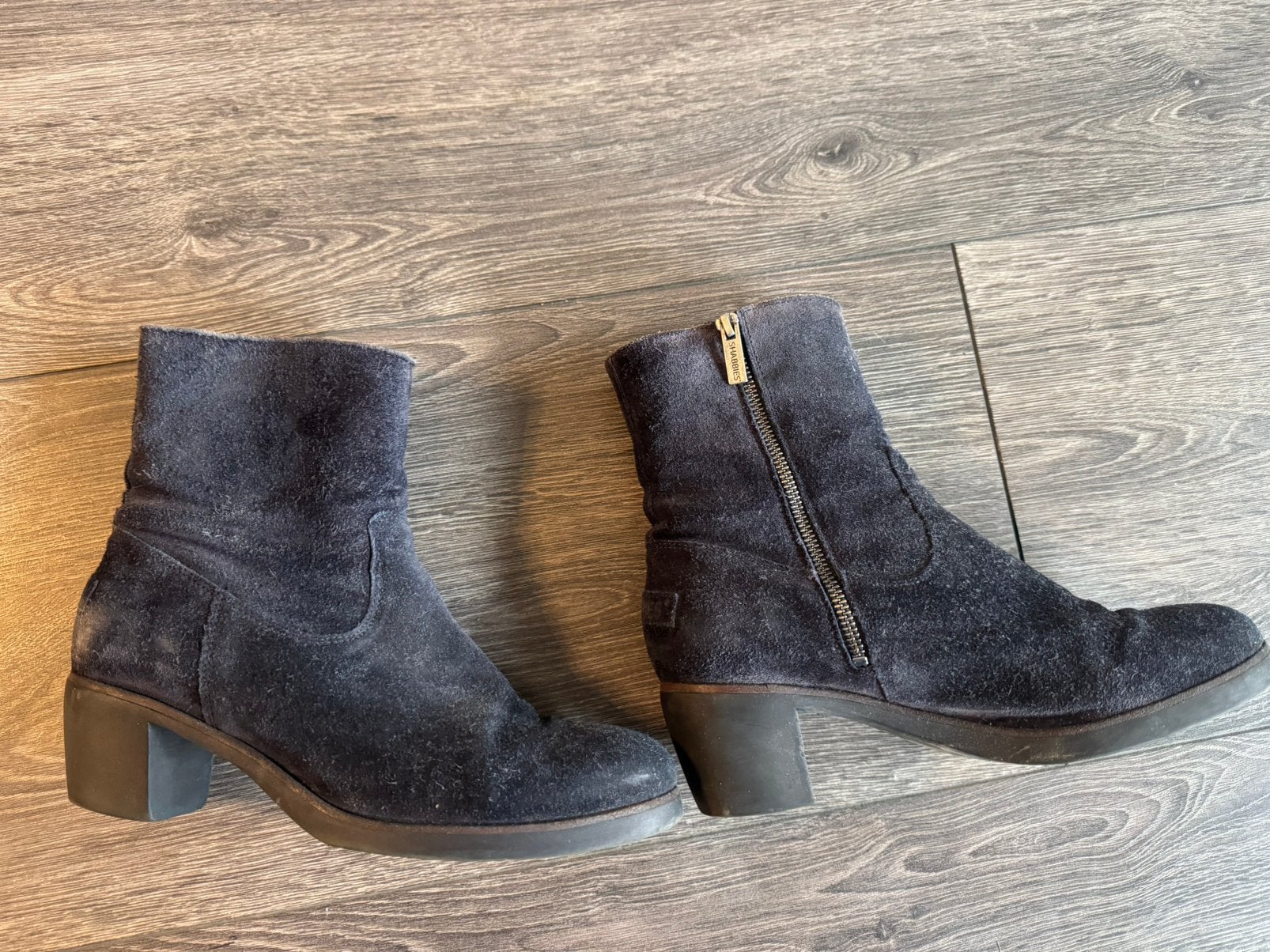 Shabbies maat 42 blauwe laarzen, Blauw, Lage of Enkellaarzen, Ophalen of Verzenden, Gedragen