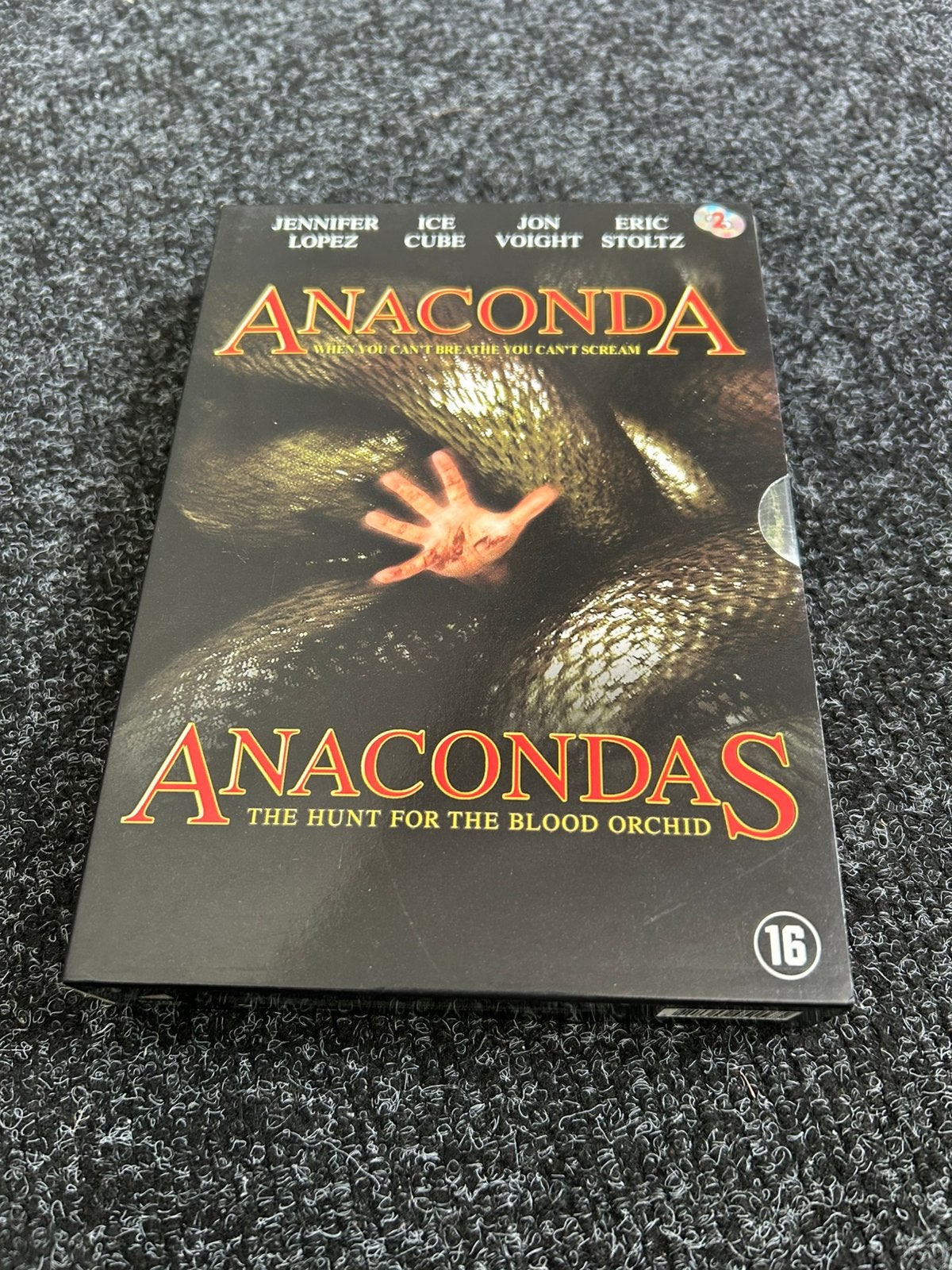 Anaconda + anacondas dvd box, Vanaf 16 jaar, Ophalen of Verzenden, Zo goed als nieuw
