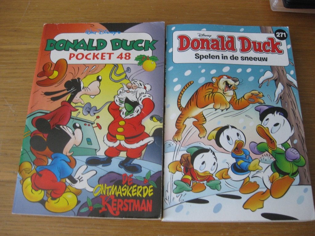 2 Donald Duck pockets en 1 dubbele pocket, Boeken, Meerdere stripboeken, Ophalen of Verzenden, Zo goed als nieuw, Donald Duck