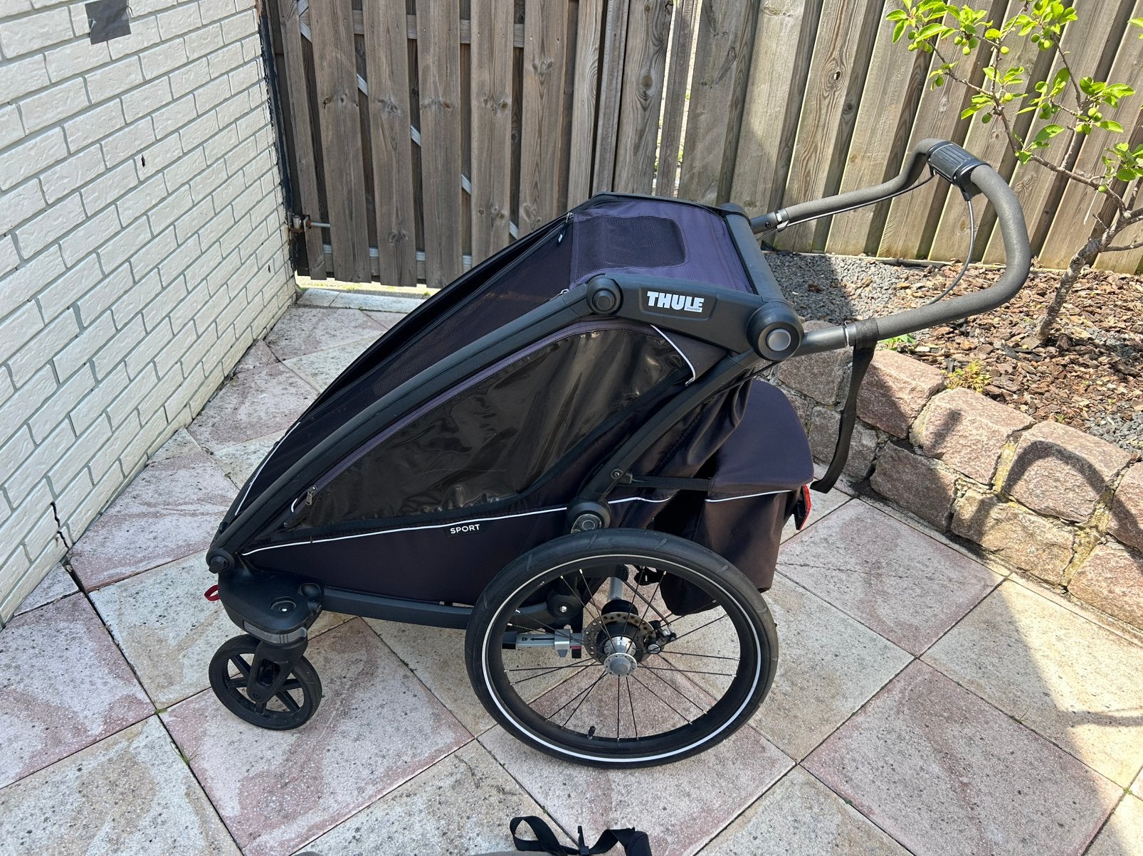 Thule chariot sport 1, Ophalen, Zo goed als nieuw, Kinderkar, Minder dan 20 kg