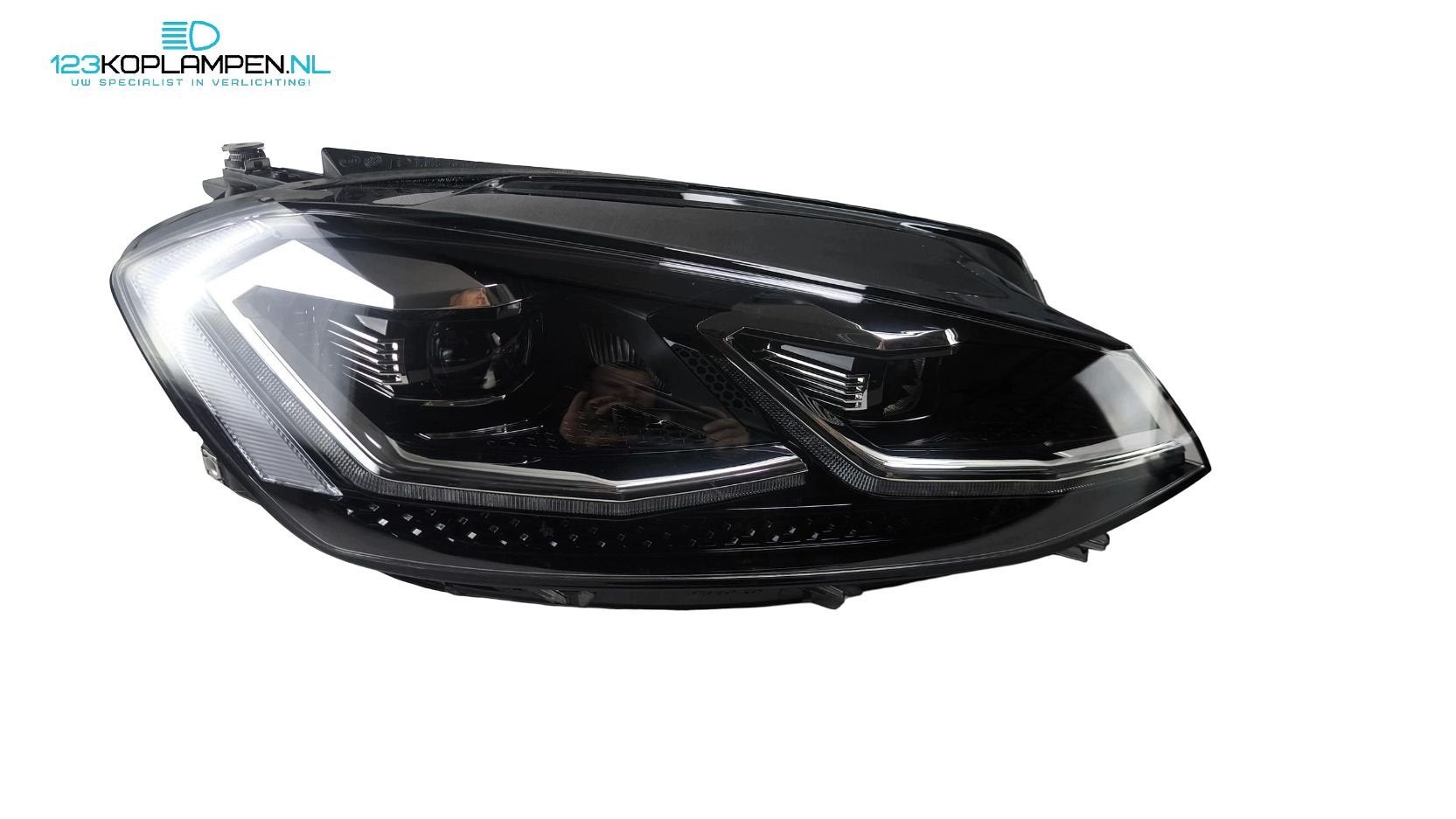 VW Volkswagen Golf 7 Facelift Full LED koplampen links recht, Gebruikt, -, Volkswagen, -