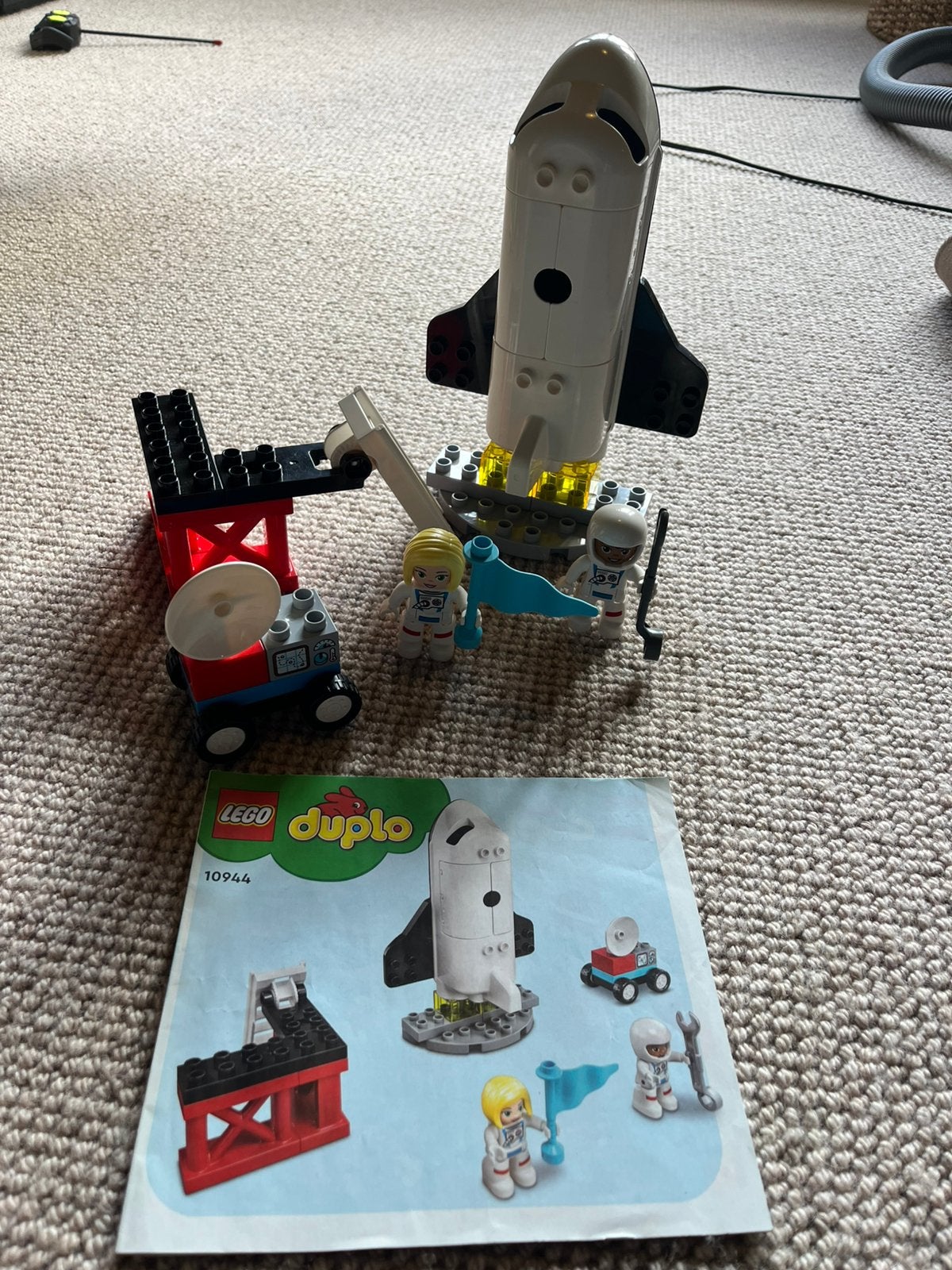 Lego duplo ruimteschip, Kinderen en Baby's, Ophalen of Verzenden, Zo goed als nieuw, Duplo