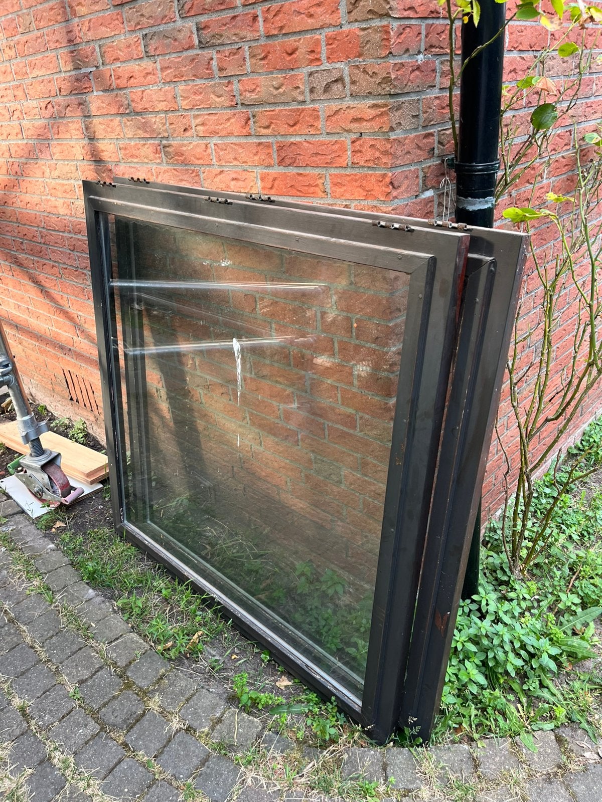 1 x❗️Meranti raam met dubbelglas hardhout, Tuin en Terras, Kassen, Zo goed als nieuw, Overige materialen, Ophalen