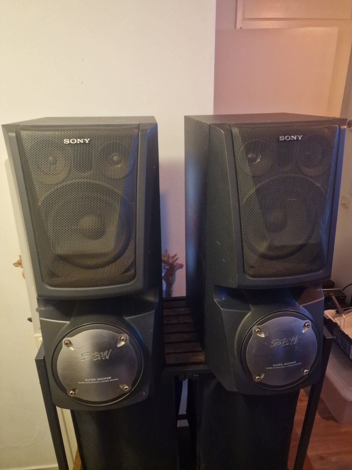 2x Sony SAW SS-XB80V Super Woofer Speakers, Ophalen, Stereo speakers, Gebruikt, Sony