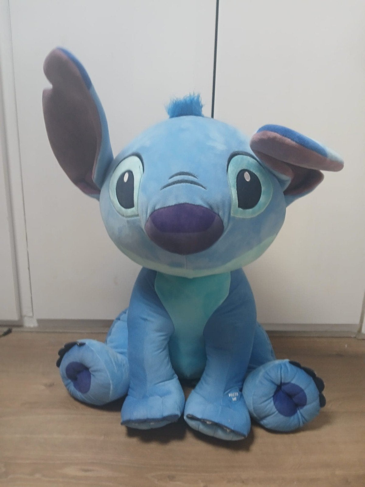 Grote Disney Stitch Knuffel - Zo goed als nieuw, Ophalen, Disney, Overige typen, Blauw