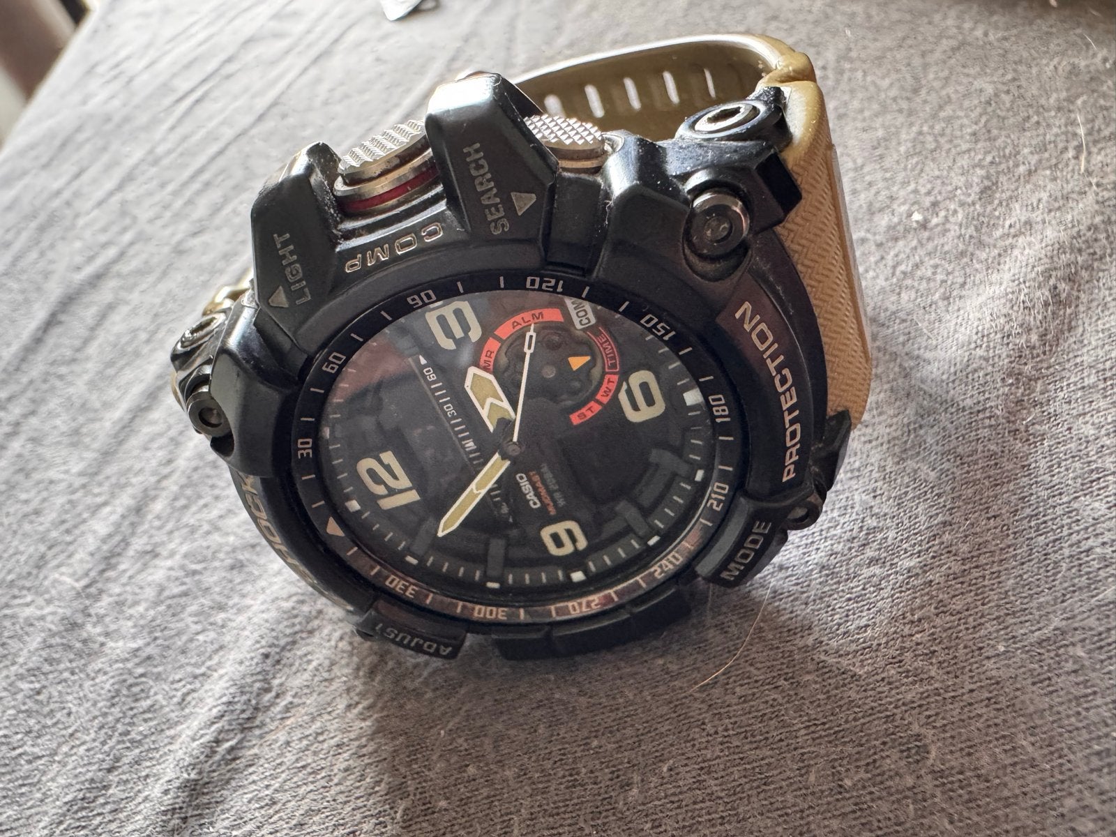 Casio G-Shock MUDMASTER GG-1000-1A5 Heren Horloge, Casio, Kunststof, Gebruikt, Polshorloge