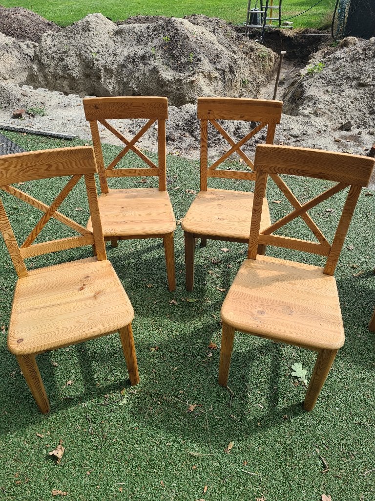 keukenstoelen, Bruin, Eén, Niet bekend, Hout